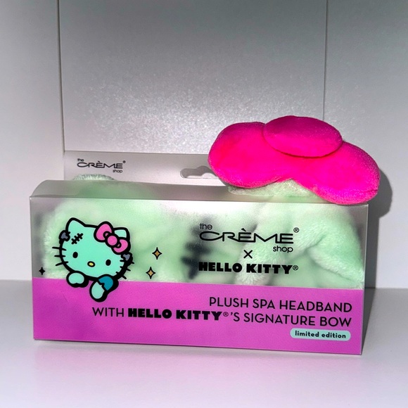 Hello Kitty Frankenstein Spa Plush Headband NIB - Picture 1 of 4